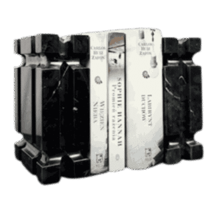 Marmurowe podpórki do książek Premium