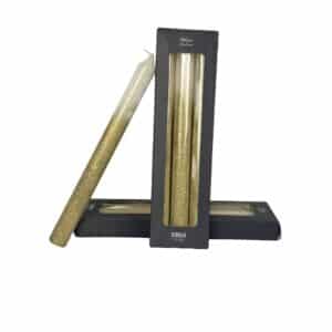 Złoto-Białe Świece – Klasa, Elegancja i Świąteczny Blask 