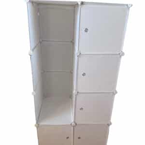 Składana szafka modułowa biała